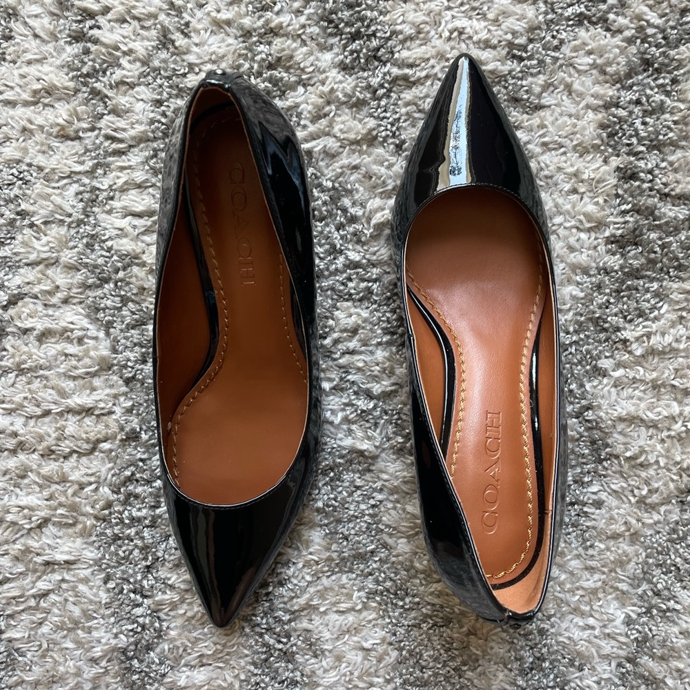 Coach heels size 7B